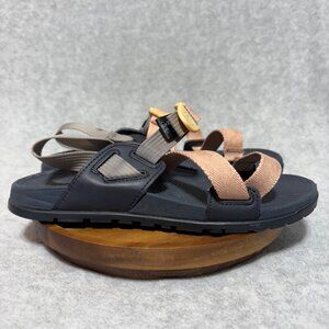 Chaco Womens Size 6 Sport Sandals Adjustable Straps Navy Peach